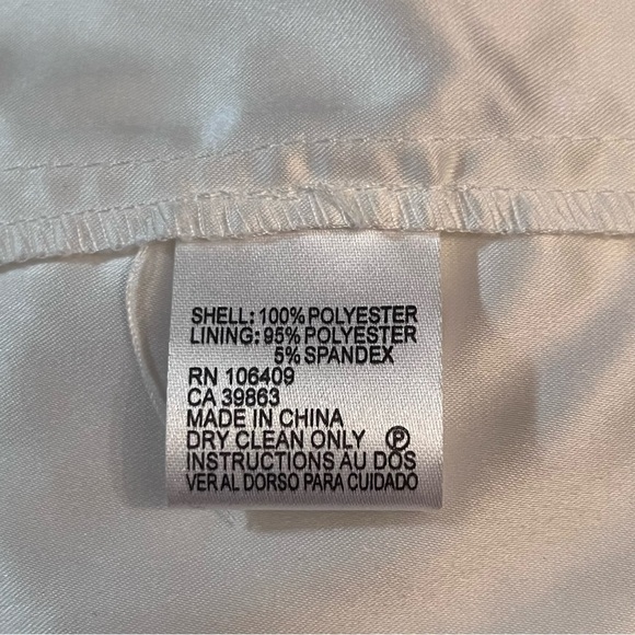 Bridal Cottagecore Embroidered Daisy Chain Classic Sheath Dress White SZ 6 - Picture 9 of 10